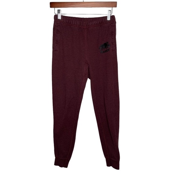 ROOTS CANADA Women’s SOFT XS COMFY WARM BEAVER Maroon - Picture 1 of 6